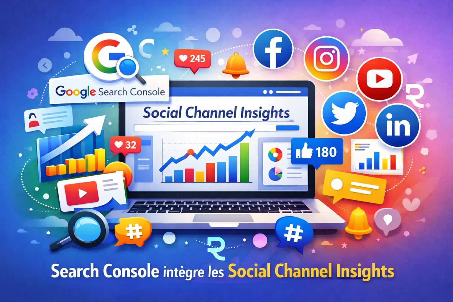 google search console Social Channel Insights