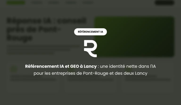 Référencement IA et GEO à Lancy : garder une identité nette dans l'IA quand votre entreprise déménage ou s'installe