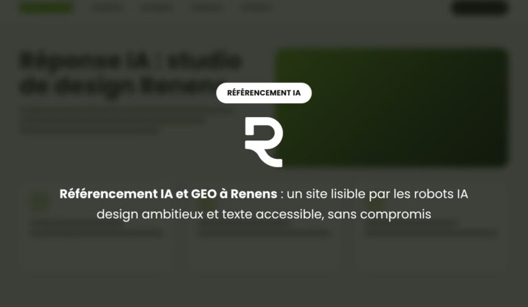 Référencement IA et GEO à Renens : un site lisible par les robots des moteurs de réponse